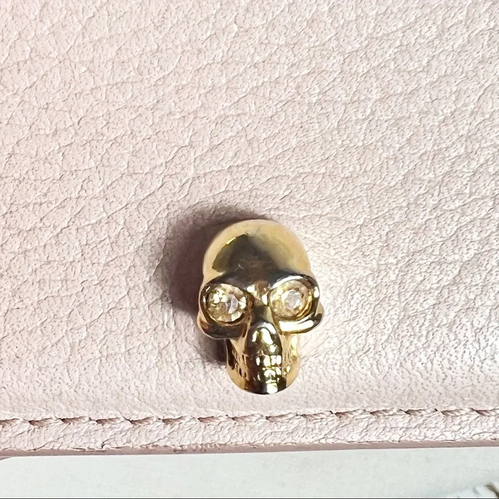 Alexander McQueen Baby Pink Cardholder